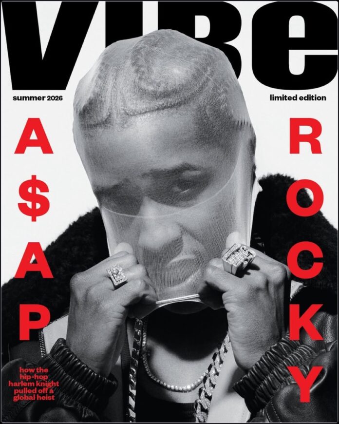 ASAP Rocky Vibe Magazine Cover June 2026 A serene and introspective coastal scene related to the A$AP Rocky Vibe Magazine feature