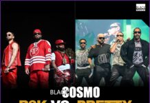 B2K vs. Pretty Ricky Verzuz Battle Recap A split image showing members of B2K and Pretty Ricky performing during their highly anticipated Verzuz battle.