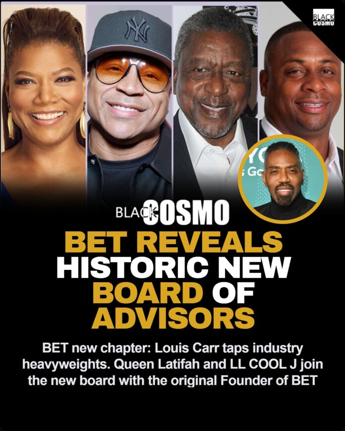 BET Announces First-Ever Board of Advisors with Queen Latifah A powerful gathering of industry leaders announced as the new BET Board of Advisors.