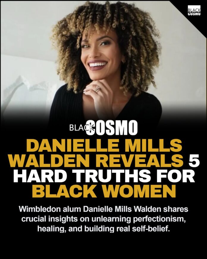 Danielle Mills Walden: 5 Hard Truths Black Women Must Face A professional portrait of Danielle Mills Walden, author of Scratching the Surface and former Wimbledon competitor.