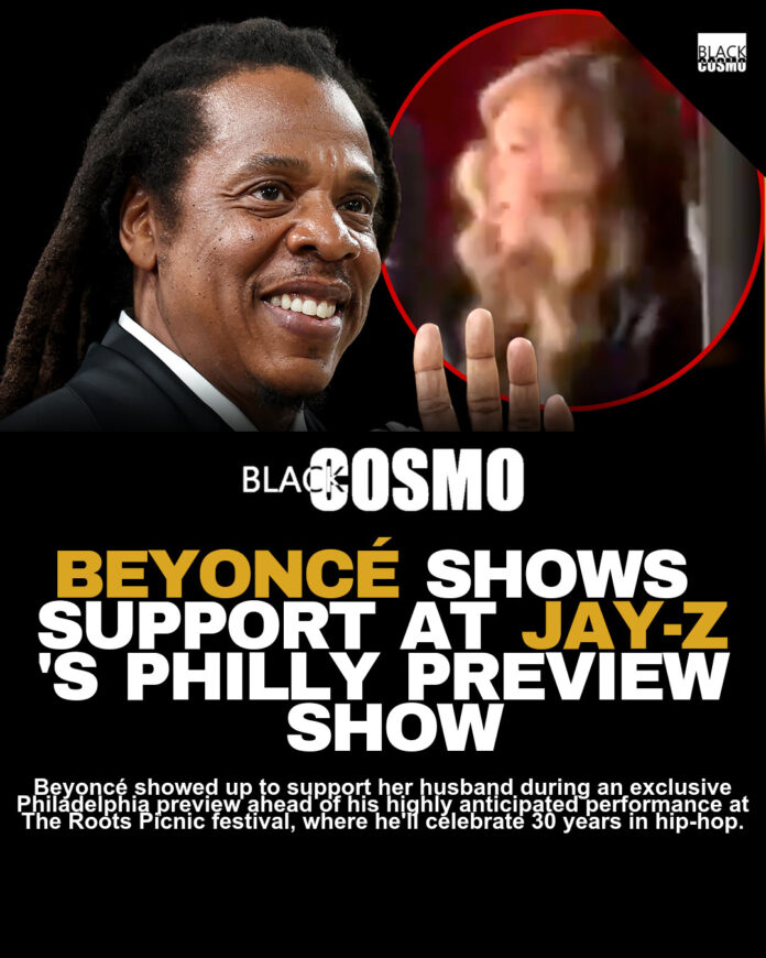 Beyoncé Attends Jay-Z’s Philadelphia Preview Show Beyoncé Attends Jay-Z’s Philadelphia Preview Show