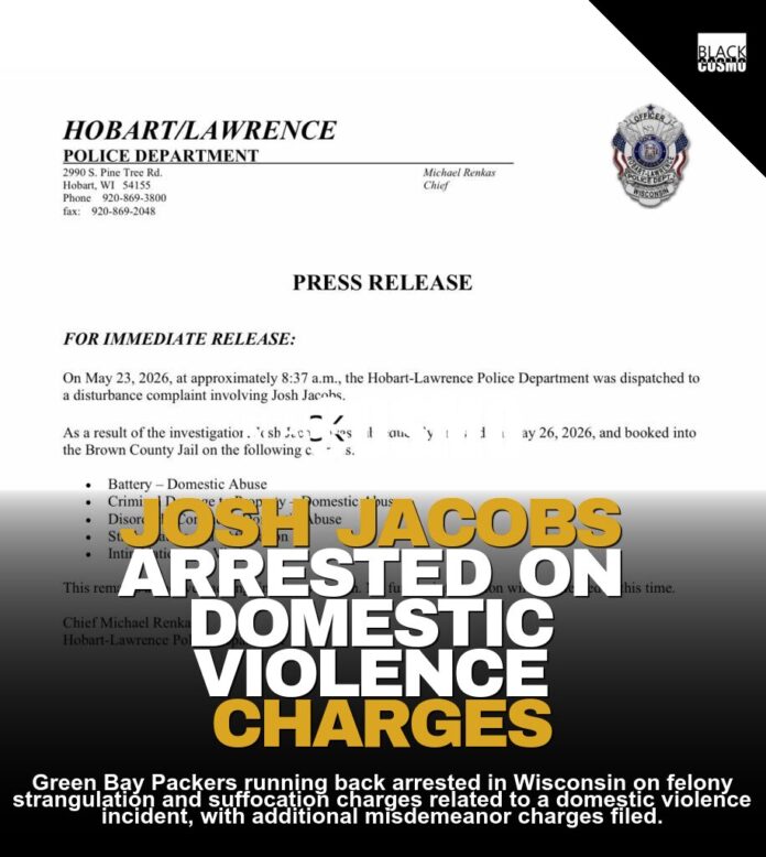 Josh Jacobs Arrested: Packers RB Held Without Bond Josh Jacobs Arrested: Packers RB Held Without Bond