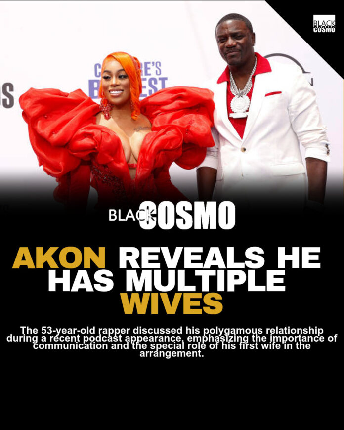 Akon on Polygamy: Nobody Violates Wife No. 1 Akon on Polygamy: Nobody Violates Wife No. 1