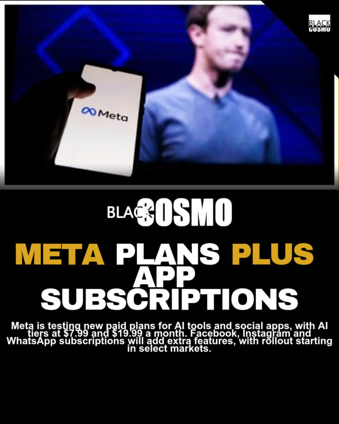 Meta Launches Paid Facebook & Instagram Plans Meta Launches Paid Facebook & Instagram Plans