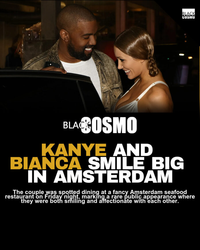 Kanye West and Bianca Censori Share Rare Smiling Moment in Amsterdam Kanye West and Bianca Censori Share Rare Smiling Moment in Amsterdam