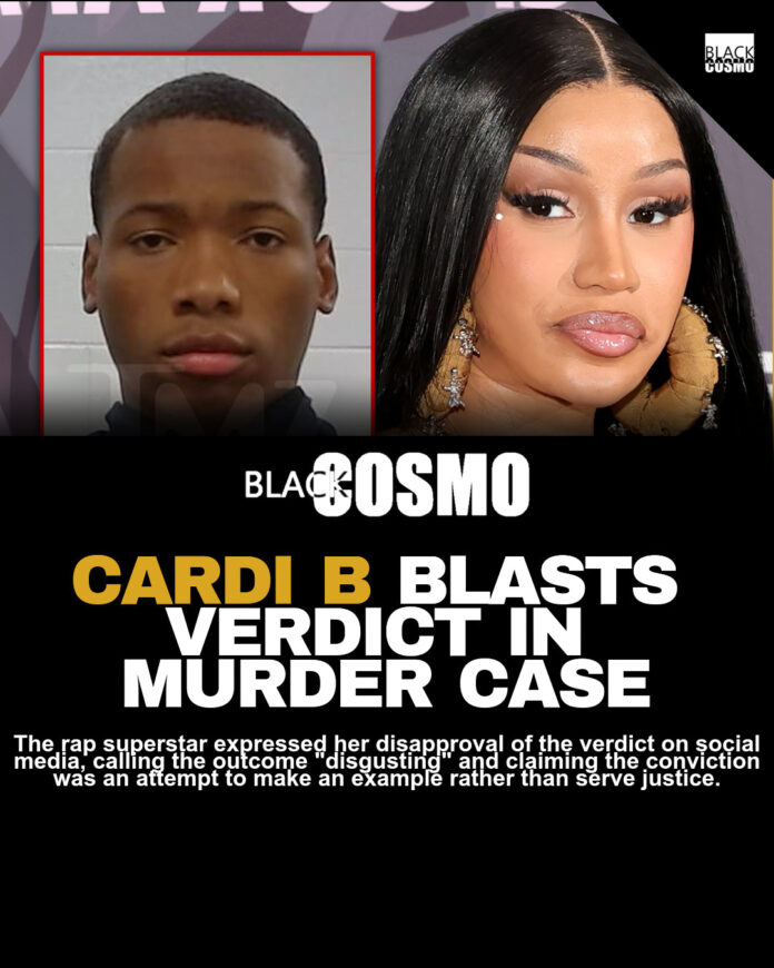 Cardi B Condemns Carmelo Anthony Murder Conviction as Disgusting Cardi B Condemns Carmelo Anthony Murder Conviction as Disgusting