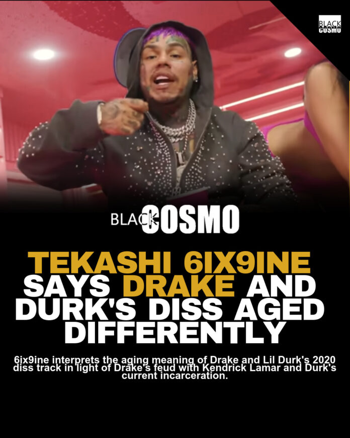 6ix9ine Says “God” Had His Back After Drake Diss 6ix9ine Says “God” Had His Back After Drake Diss