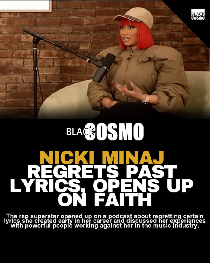 Nicki Minaj Expresses Regret Over Past Lyrics Nicki Minaj Expresses Regret Over Past Lyrics