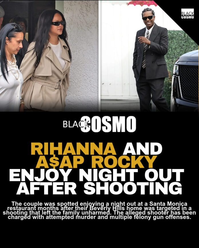 Rihanna and A$AP Rocky Photographed Together in Los Angeles Following Home Shooting Incident Rihanna and A$AP Rocky Photographed Together in Los Angeles Following Home Shooting Incident
