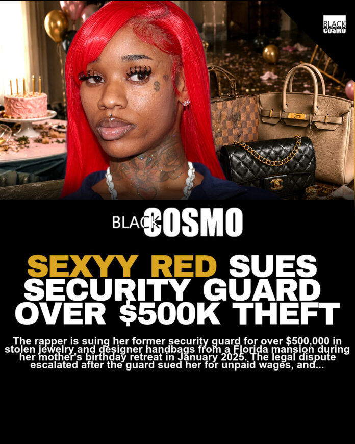 Sexyy Red Reports $500K Worth of Handbags and Jewelry Stolen at Mother’s Birthday Celebration Sexyy Red Reports $500K Worth of Handbags and Jewelry Stolen at Mother’s Birthday Celebration