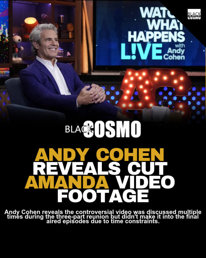 Andy Cohen On Missing Amanda, West Video Andy Cohen On Missing Amanda, West Video