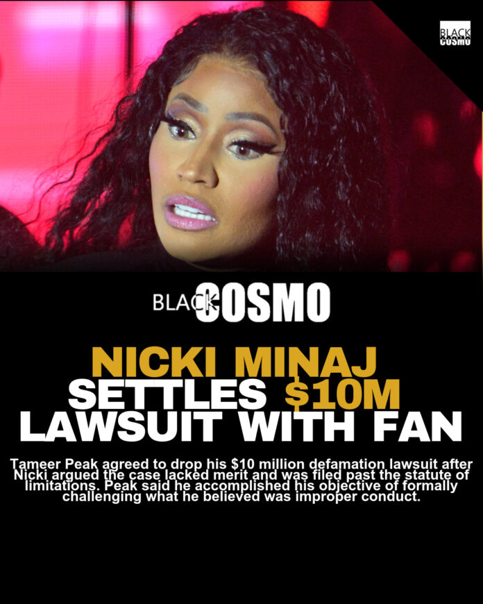 Nicki Minaj Resolves $10 Million Legal Battle Against Alleged Stalker Nicki Minaj Resolves $10 Million Legal Battle Against Alleged Stalker