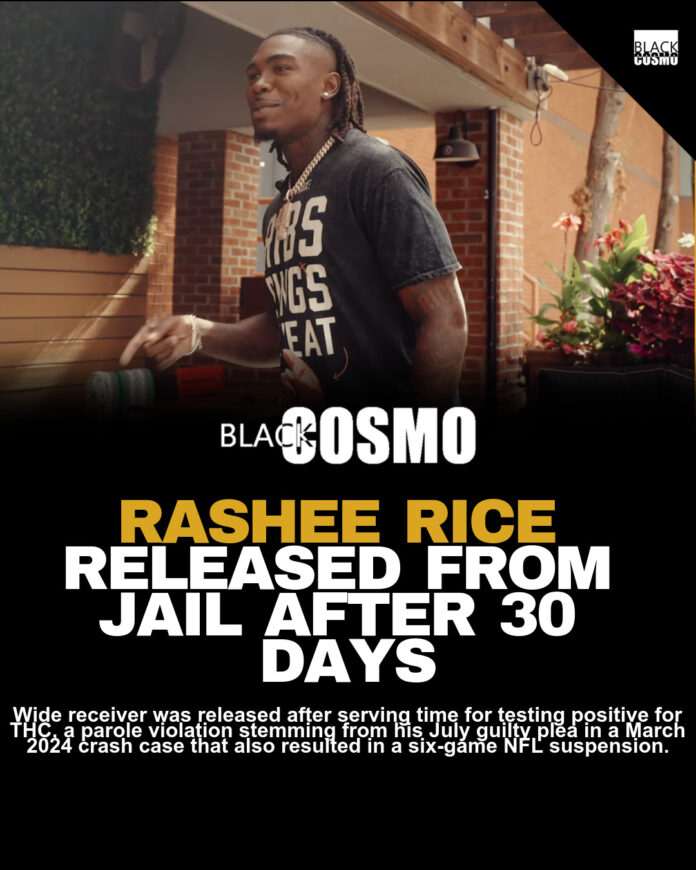 Rashee Rice Released From Dallas Jail After 30 Days Rashee Rice Released From Dallas Jail After 30 Days