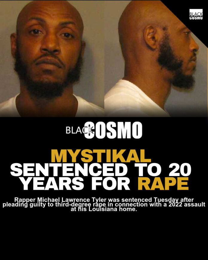 Mystikal Sentenced to 20 Years Prison in Rape Case Mystikal Sentenced to 20 Years Prison in Rape Case