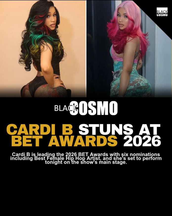 Cardi B to Deliver Stunning Performance at BET Awards with Hot Shots Celebration Cardi B to Deliver Stunning Performance at BET Awards with Hot Shots Celebration