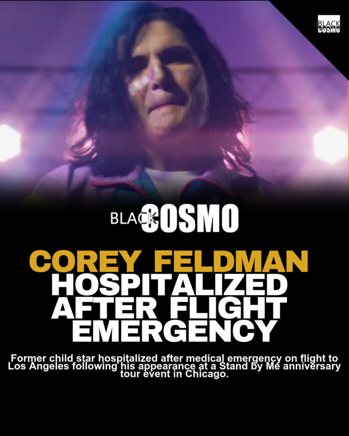 Corey Feldman Medical Emergency on Flight Today Corey Feldman Medical Emergency on Flight Today
