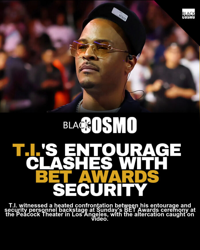 T.I.’s Team Encounters Security Dispute With BET, Physical Confrontation Captured on Film T.I.’s Team Encounters Security Dispute With BET, Physical Confrontation Captured on Film