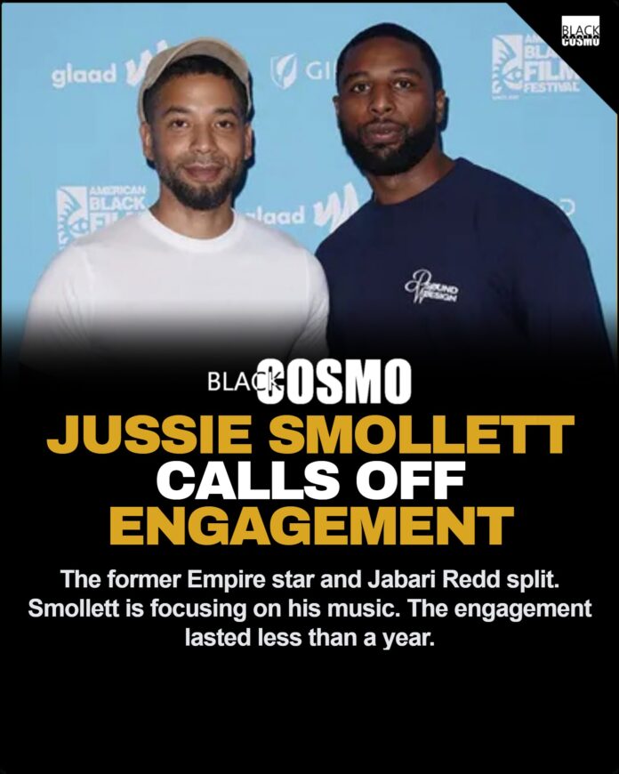 Jussie Smollett and Jabari Redd Call Off Engagement After One Year Jussie Smollett and his former fiancé Jabari Redd attending an event together.