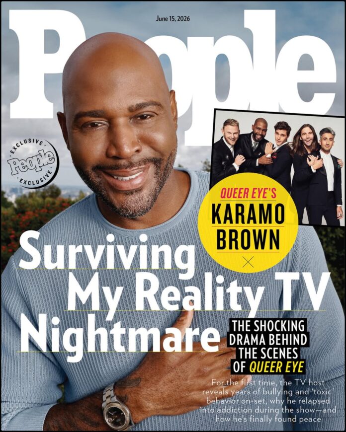 Karamo Brown Reveals Toxic Dynamics on Queer Eye and Sobriety Journey Karamo Brown posing for a portrait against a neutral background.