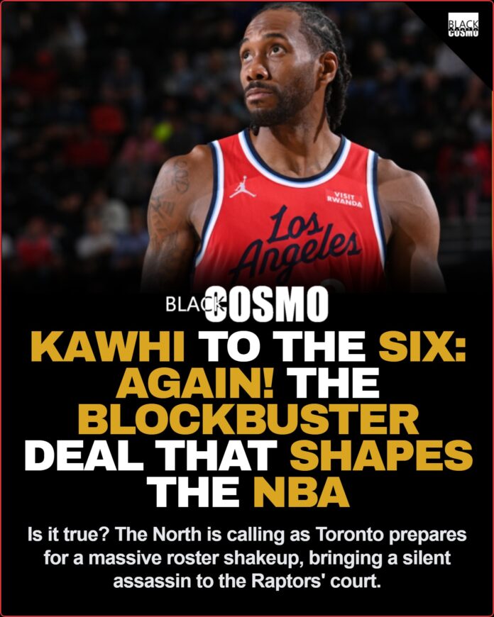 Kawhi Leonard Raptors Trade Deal | BlkCosmo Kawhi Leonard on the basketball court