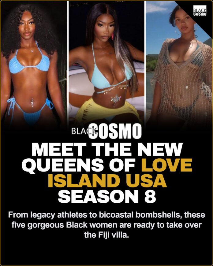 Meet the Black Women of Love Island USA Season 8 Collage of the beautiful Black women featured on Love Island USA Season 8.