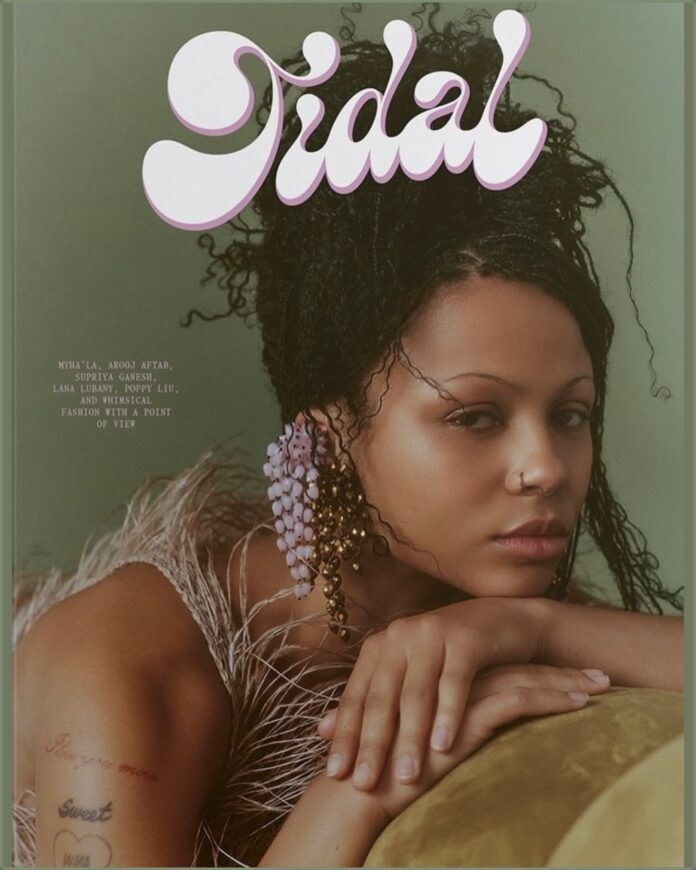 Myha’la Herrold Tidal Magazine June 2026 Cover Story Myha'la Herrold on the cover of Tidal Magazine Summer 2026 Issue 21