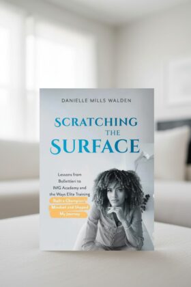 A professional portrait of Danielle Mills Walden, author of Scratching the Surface and former Wimbledon competitor.
