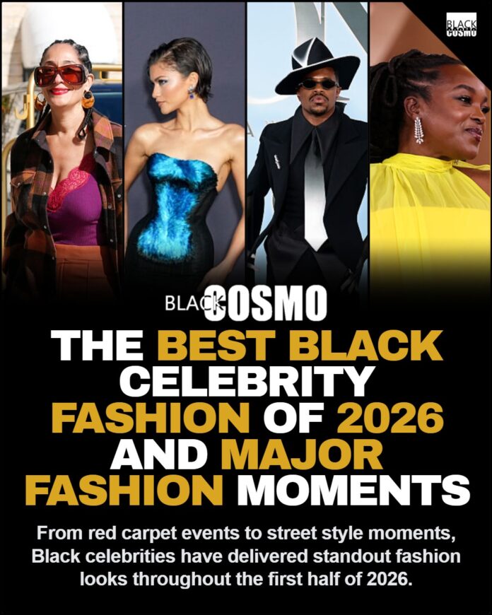 The Best Black Celebrity Fashion of 2026 So Far The Best Black Celebrity Fashion of 2026 So Far