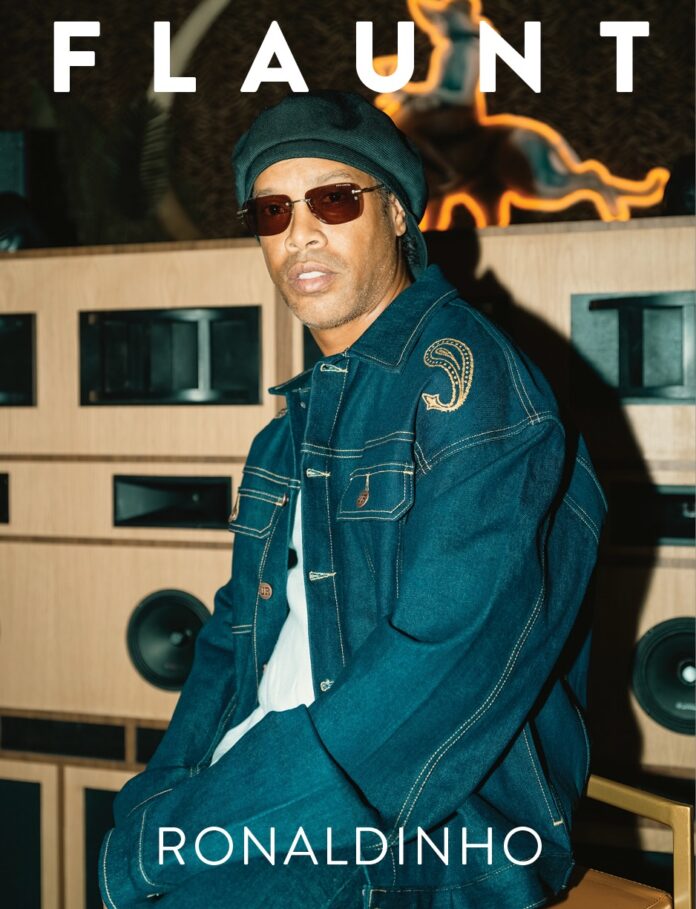 Ronaldinho on Flaunt Magazine 2026 Ronaldinho on Flaunt Magazine 2026