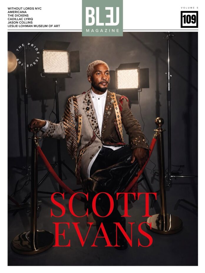 Scott Evans Shines on Bleu Magazine Cover 2026 Scott Evans Shines on Bleu Magazine Cover 2026