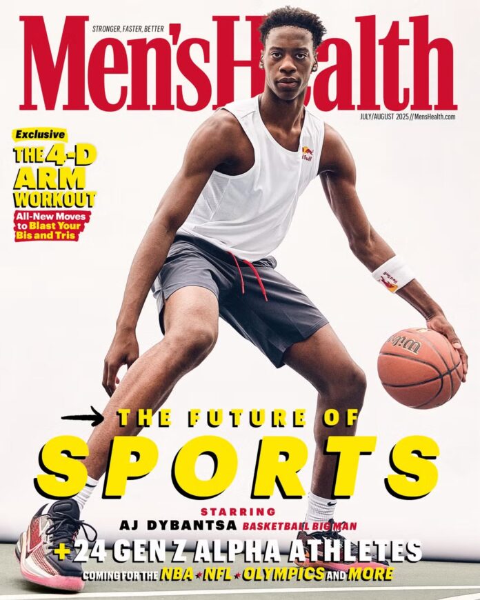 AJ Dybantsa on Men’s Health July 2026 AJ Dybantsa on Men’s Health July 2026
