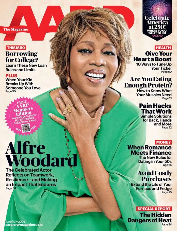 Alfred Woodard Shines on AARP July 2026 Cover Alfred Woodard Shines on AARP July 2026 Cover