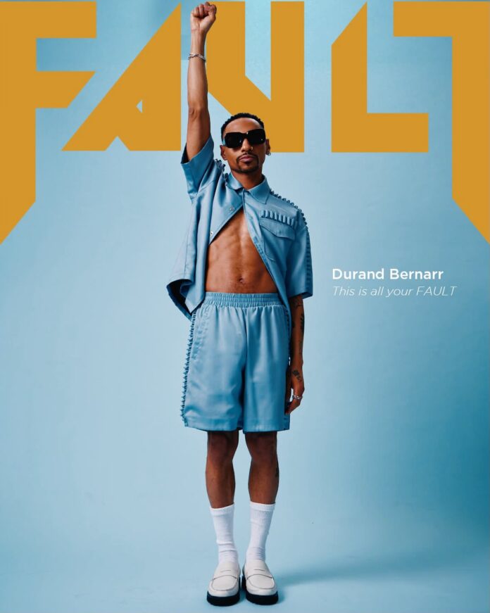 Durand Bernarr on FAULT Magazine July 2026 Cover Durand Bernarr on FAULT Magazine July 2026 Cover