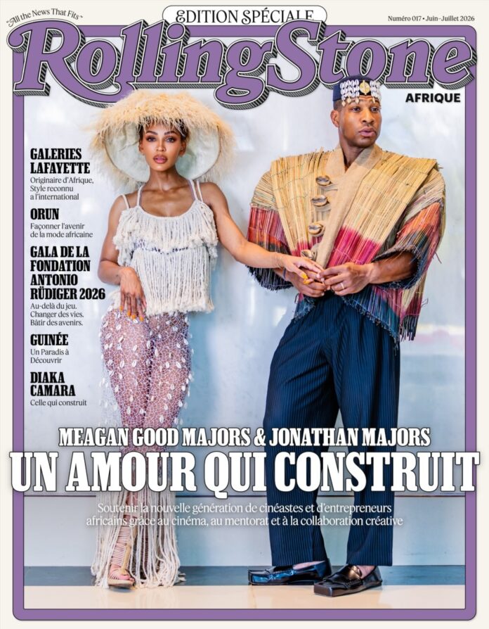 Meagan Good & Jonathan Majors on Rolling Stone Africa Meagan Good & Jonathan Majors on Rolling Stone Africa