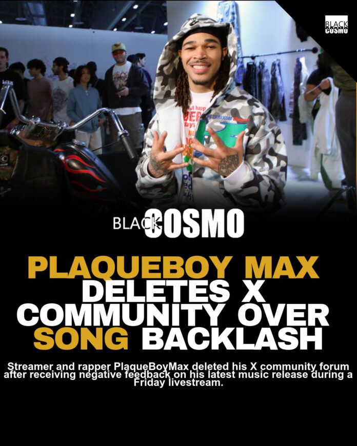 PlaqueBoyMax Responds to Fan Reactions – New Song PlaqueBoyMax Responds to Fan Reactions – New Song
