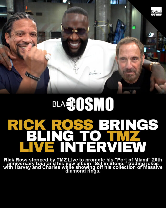 Rick Ross Delivers Major Entertainment and Luxury Bling on BlkCosmo Live Rick Ross Delivers Major Entertainment and Luxury Bling on BlkCosmo Live