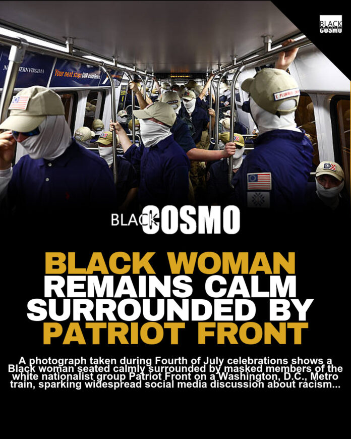Black Woman Faces White Supremacists in Viral Moment Black Woman Faces White Supremacists in Viral Moment