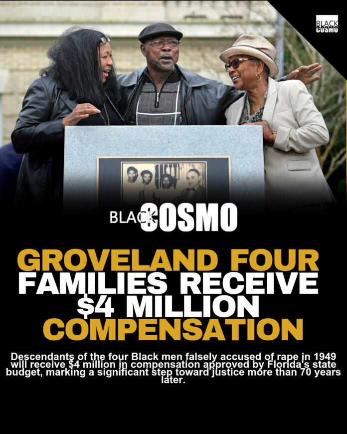 Groveland Four Descendants Awarded Compensation Groveland Four Descendants Awarded Compensation