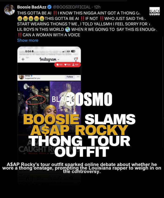 Boosie Badazz on A$AP Rocky’s Fashion Choice Boosie Badazz on A$AP Rocky’s Fashion Choice