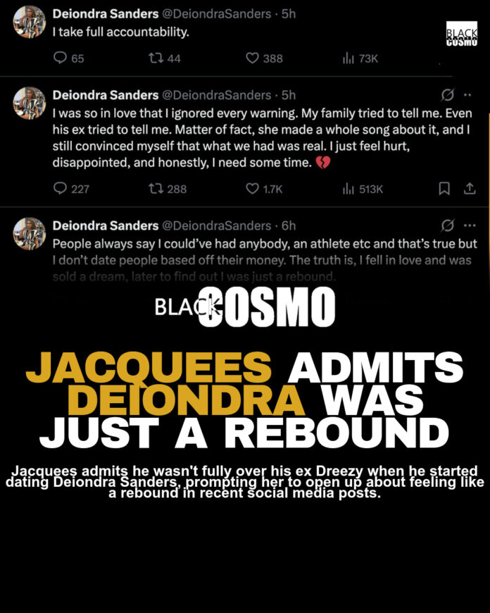 Deiondra Sanders Fires Back at Jacquees Over Dreezy Deiondra Sanders Fires Back at Jacquees Over Dreezy