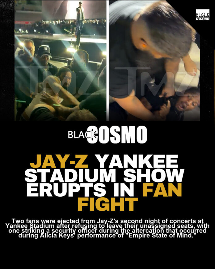 Jay-Z Concert Fight: Security Clash at Yankee Stadium Jay-Z Concert Fight: Security Clash at Yankee Stadium