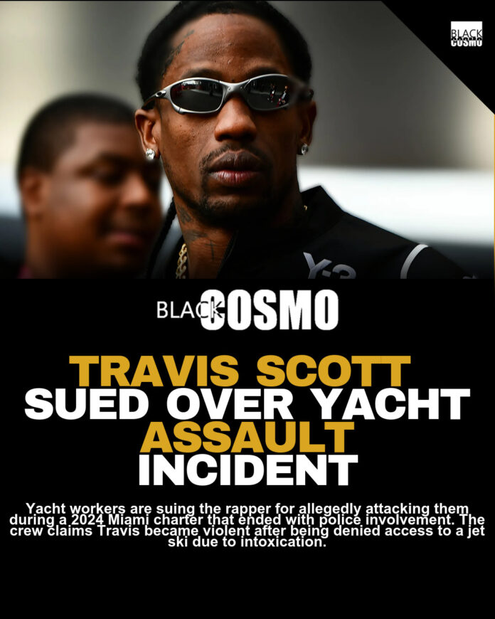 Travis Scott Sued Over 2024 Yacht Fight Allegations Travis Scott Sued Over 2024 Yacht Fight Allegations