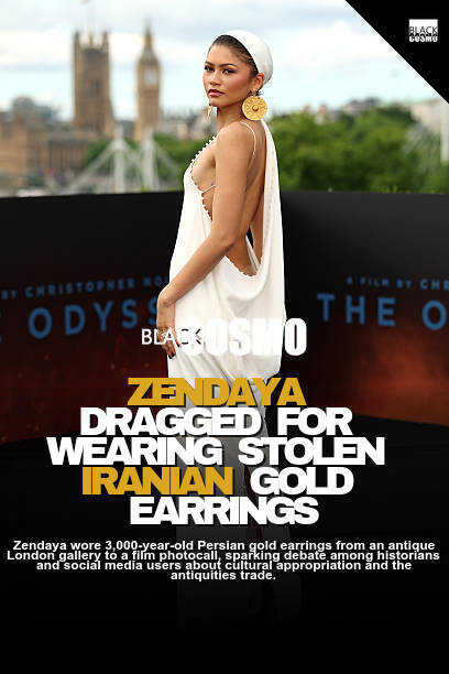 Zendaya Criticized for Wearing Stolen Iranian Earrings Zendaya Criticized for Wearing Stolen Iranian Earrings