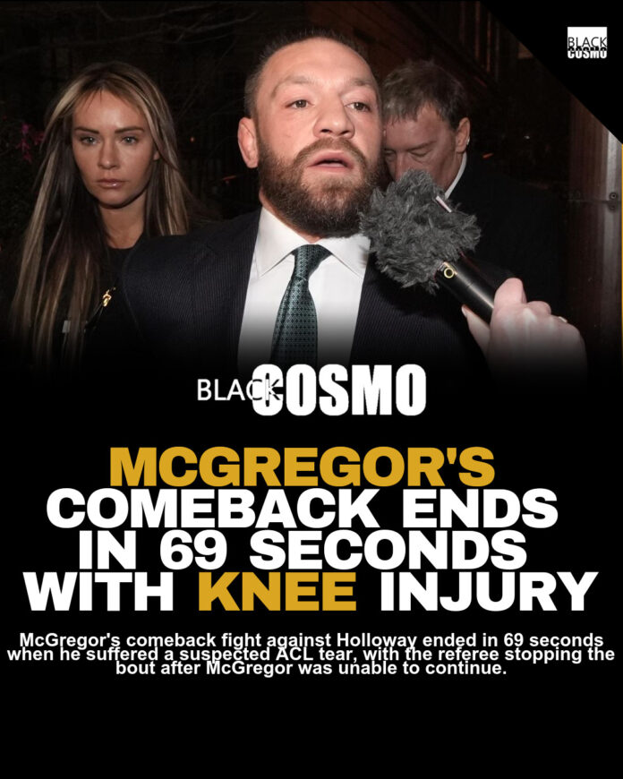 Conor McGregor Promises Return After UFC 329 Loss Conor McGregor Promises Return After UFC 329 Loss