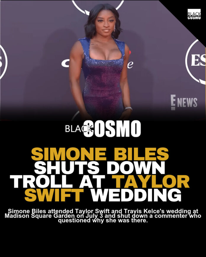Simone Biles on Attending Taylor Swift’s Wedding Simone Biles on Attending Taylor Swift’s Wedding