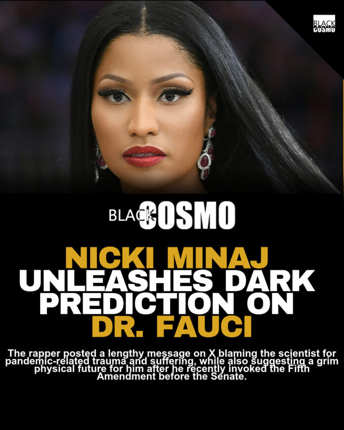 Nicki Minaj Criticizes Dr. Fauci in Heated Tweet Nicki Minaj Criticizes Dr. Fauci in Heated Tweet