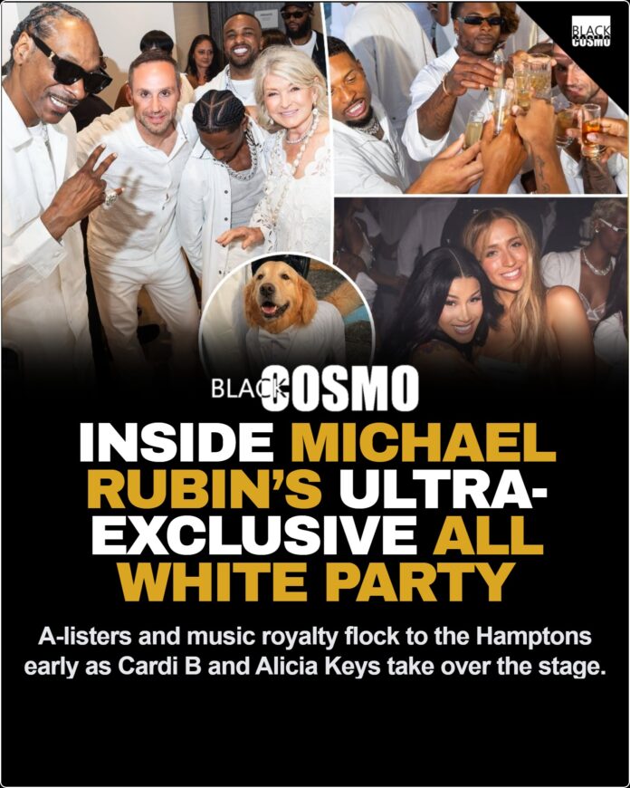 Inside Michael Rubin’s Hamptons White Party Michael Rubin's star-studded Hamptons White Party guest snaps