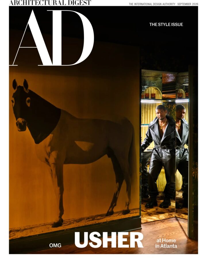 Usher on Architectural Digest: August 2026 Cover Usher on Architectural Digest: August 2026 Cover