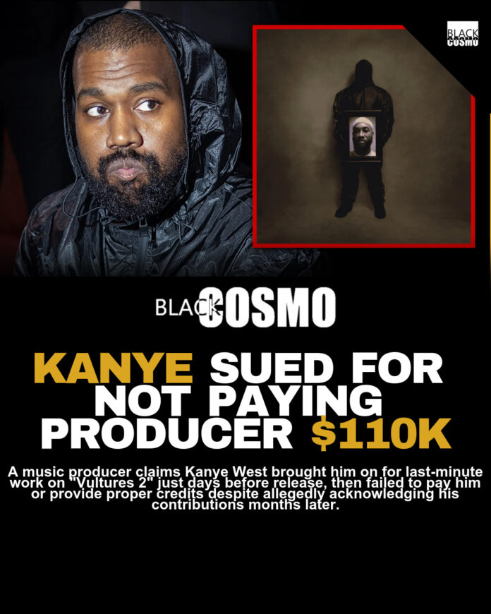 Kanye West Sued for Unpaid 6-Figure Producer Fee Kanye West Sued for Unpaid 6-Figure Producer Fee