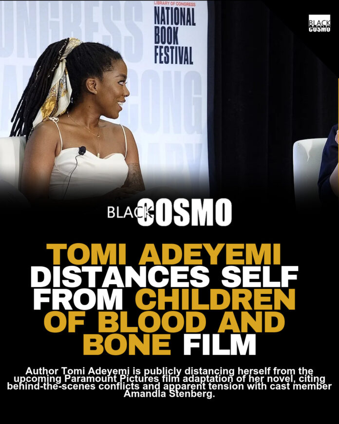 Tomi Adeyemi Boycotts Blood and Bone Film Adaptation Tomi Adeyemi Boycotts Blood and Bone Film Adaptation